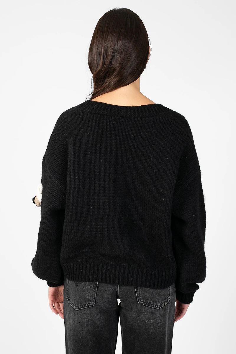 Loveable Teddy Bear Cardigan