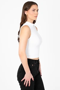 C'est Moi® Ribbed Sleeveless Top