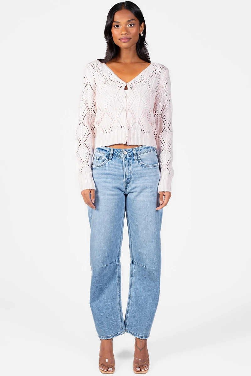 Naomi Pointelle Cardigan