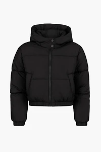 Zara Hooded Puffer Jacket