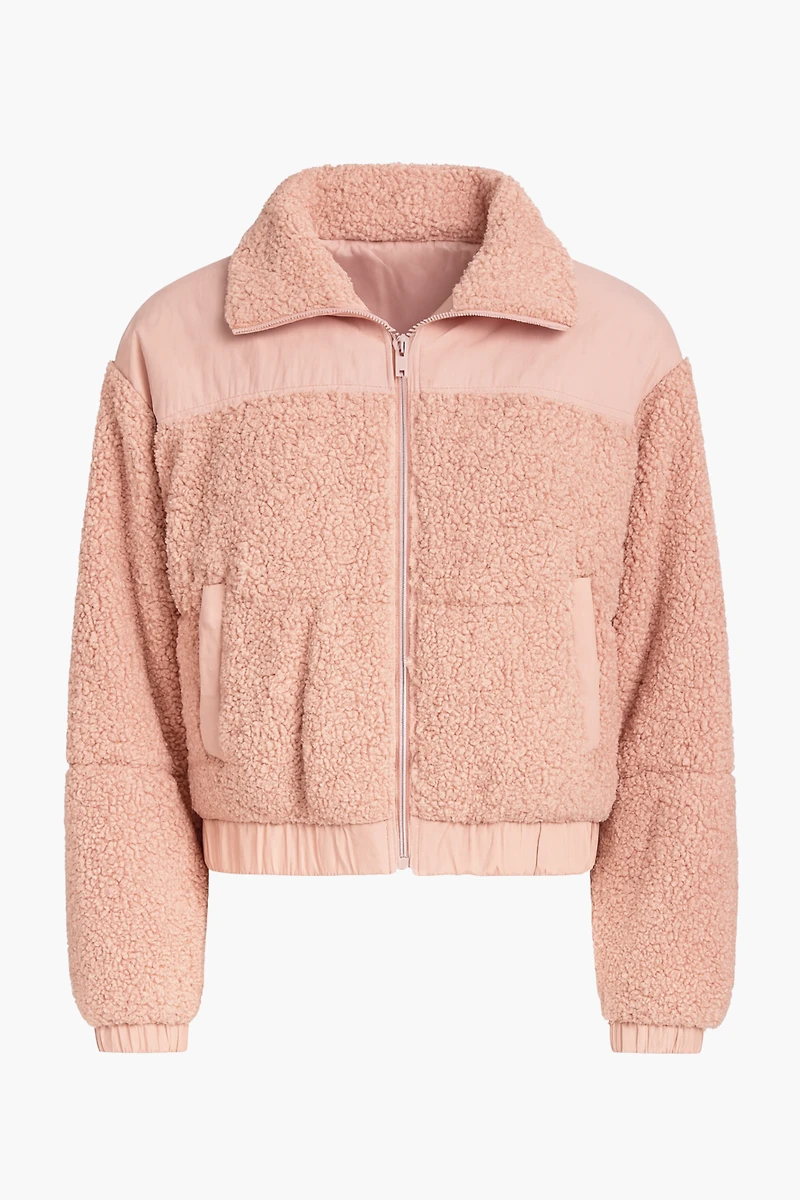 Fluffy Clouds Teddy Puffer Jacket