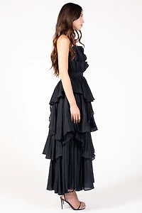 Margaret Ruffle Tiered Maxi Dress