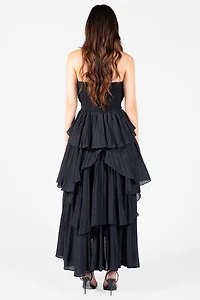 Margaret Ruffle Tiered Maxi Dress