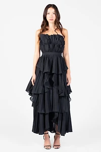 Margaret Ruffle Tiered Maxi Dress