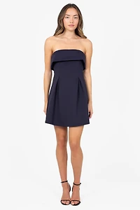 Giselle Strapless Pleated Mini Dress