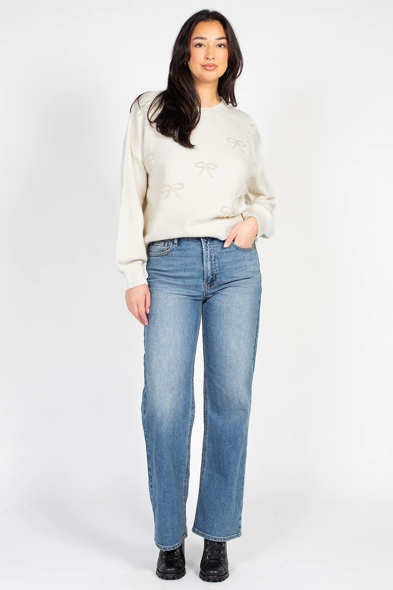 Just Black Denim® Full Length Straight Jeans