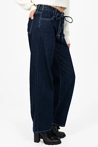 Just Black Denim® Drawstring Wide Leg Jean