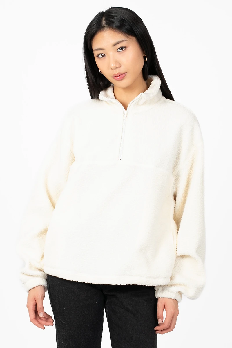 Cuddle Up Half Zip Fleece Jacket