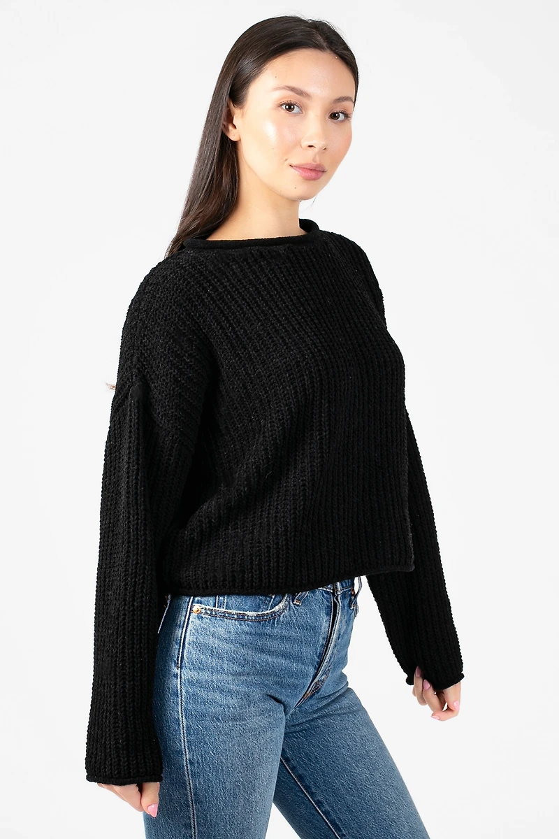 Emara Textured Knit Sweater