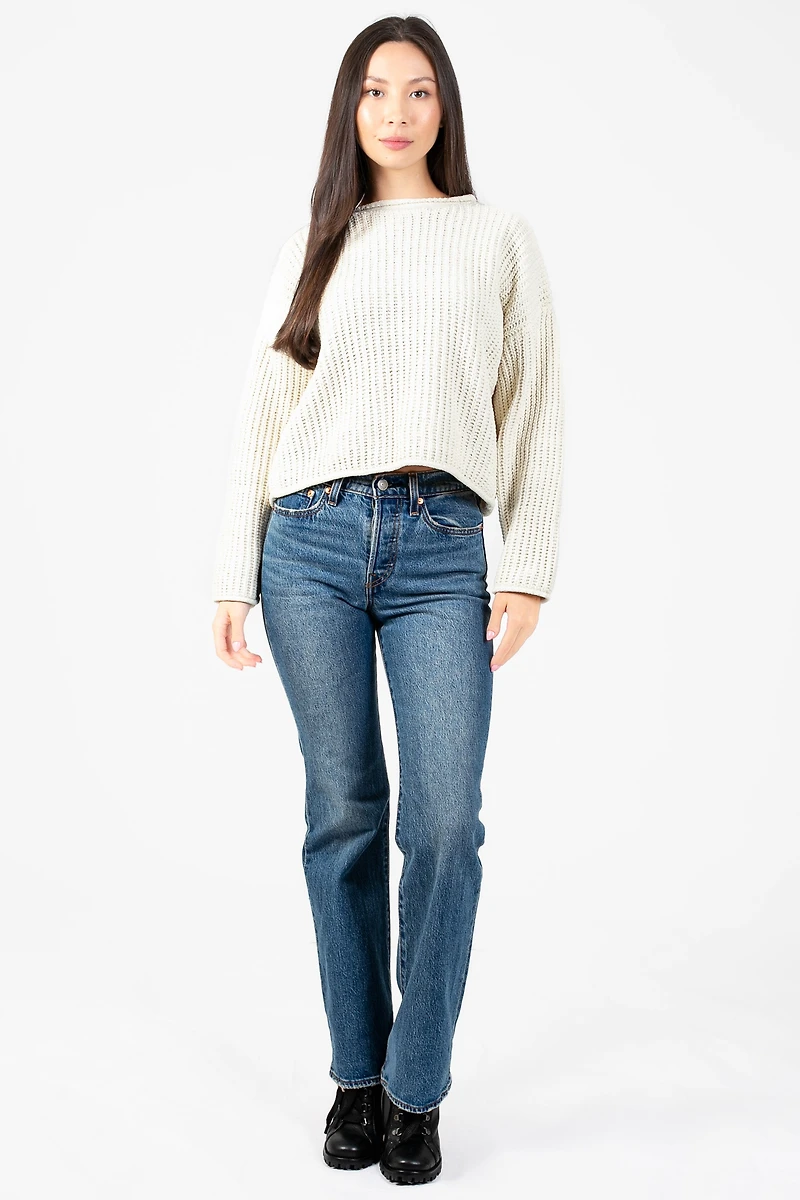 Emara Textured Knit Sweater
