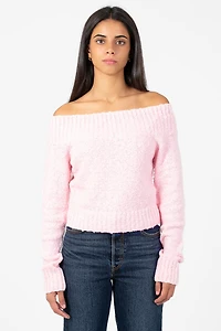 Monica Off-The-Shoulder Knit Sweater