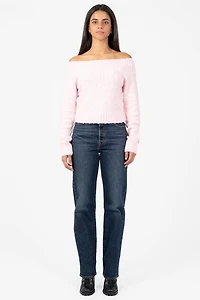 Monica Off-The-Shoulder Knit Sweater