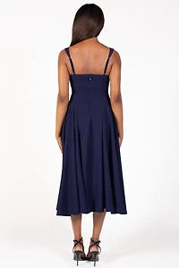Thessaly Pleated Midi Dress
