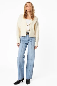 John + Jenn® Emile Gold Buckle Cardigan