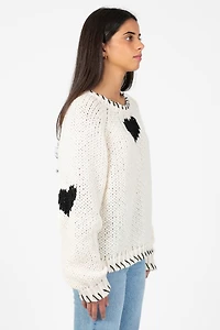 John + Jenn® Declan Heart Stitch Sweater
