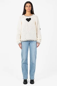 John + Jenn® Declan Heart Stitch Sweater