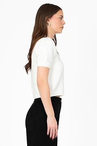 John + Jenn® Arden Pearl Embellished Cardigan
