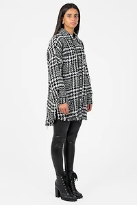 Grace Houndstooth Shacket