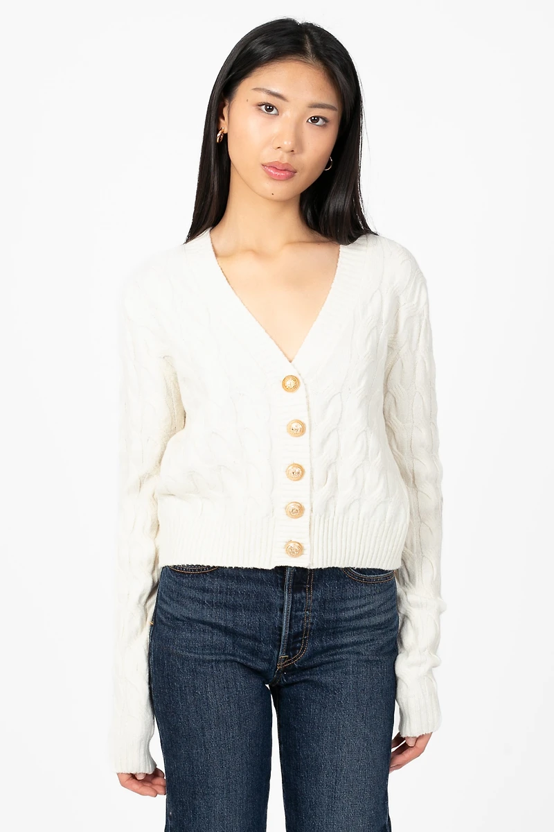 Tamara Cable Knit Cardigan