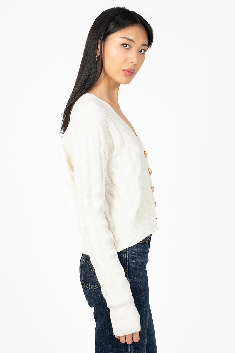 Tamara Cable Knit Cardigan