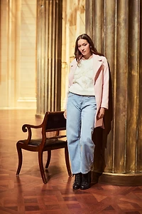 Kara Ruffle Bow Sweater