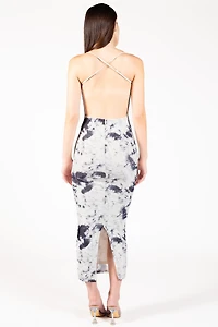 Serenelle Printed Midi Dress