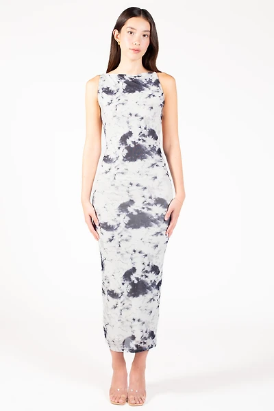 Serenelle Printed Midi Dress