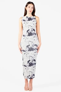 Serenelle Printed Midi Dress