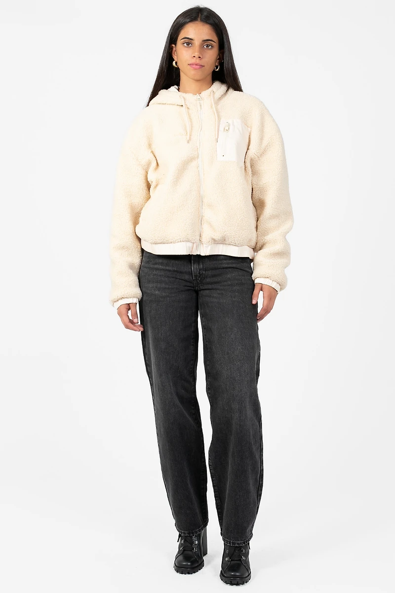 Aspen Sherpa Crop Jacket