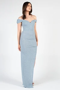 Greta Side Slit Maxi Gown