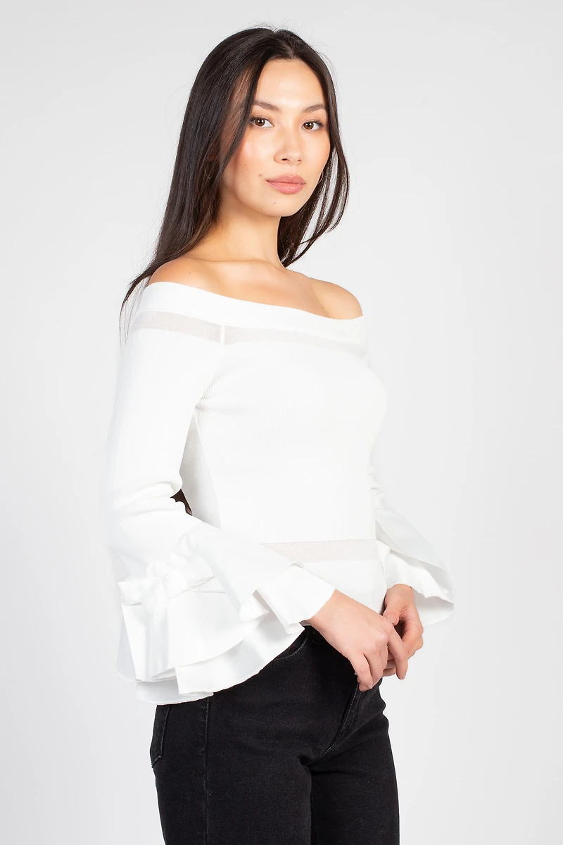 Presley Off The Shoulder Knit Top