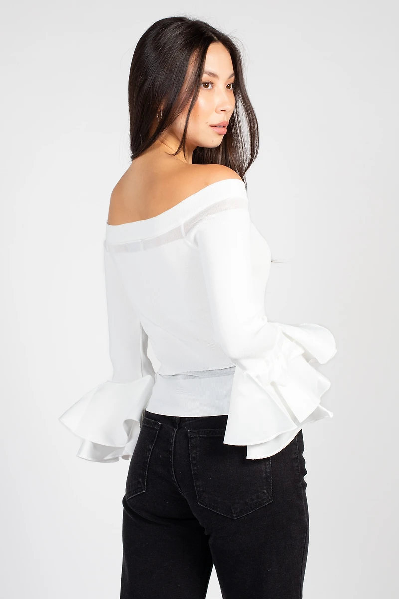 Presley Off The Shoulder Knit Top
