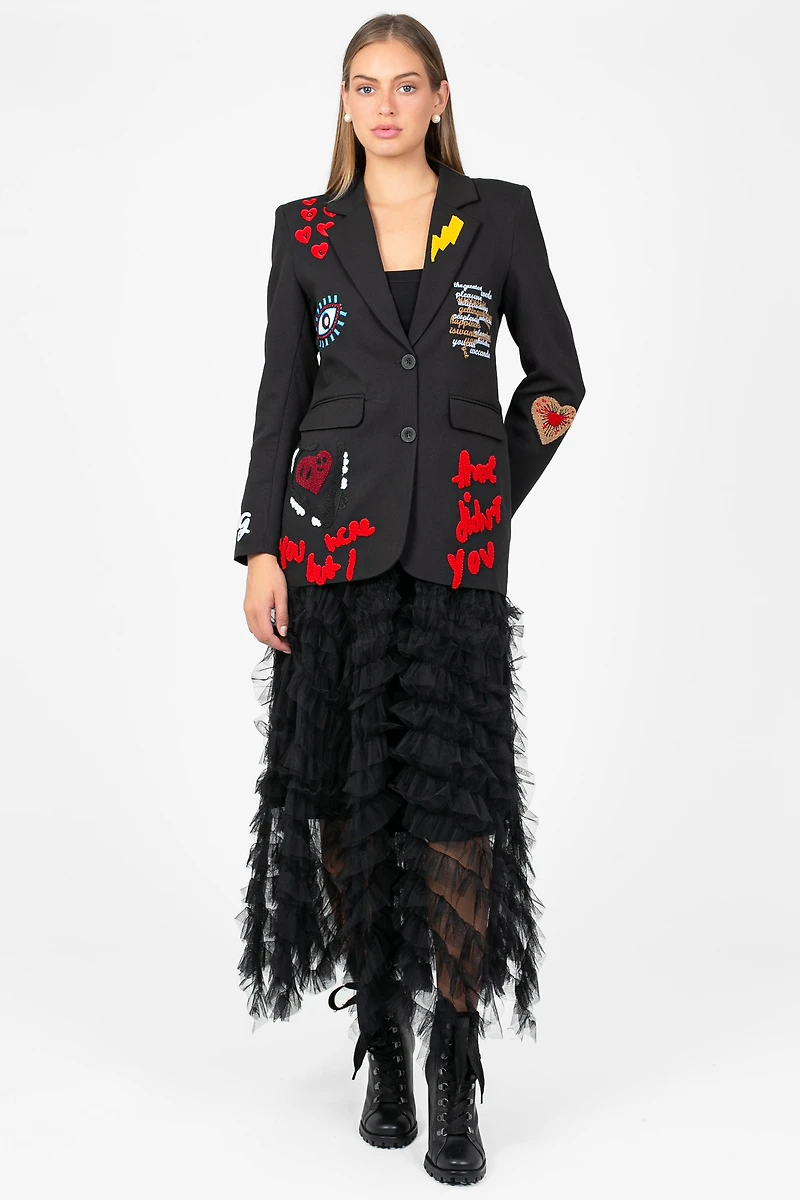 Girl Gang Patchwork Blazer