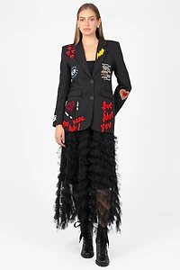 Girl Gang Patchwork Blazer