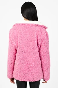 Amiri Contrast Fuzzy Jacket