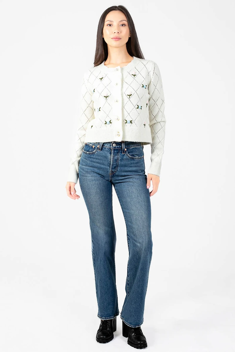 Lyla + Luxe® Lacey Rose Cardigan
