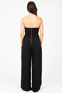 Haven Strapless Split Leg Jumpsuit