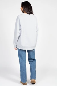 Brunette The Label 'Lover' Embroidered Crewneck
