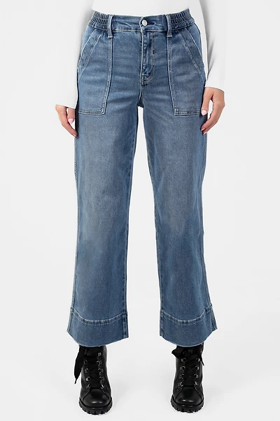 Lovervet® Utility Wide Leg Jeans