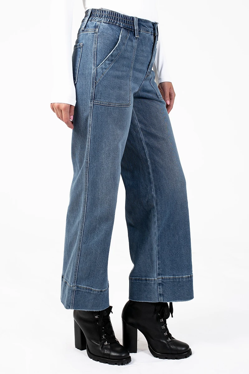 Lovervet® Utility Wide Leg Jeans