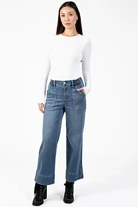 Lovervet® Utility Wide Leg Jeans