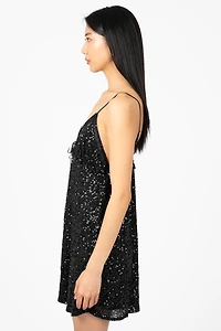 Please Sequin Mini Dress