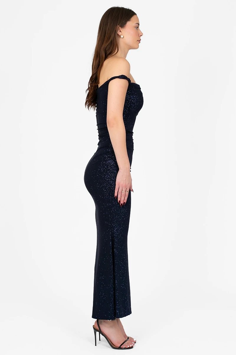 Celestia Ruched Midi Dress