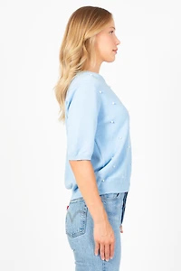 Beatrix Pearl Detail Sweater