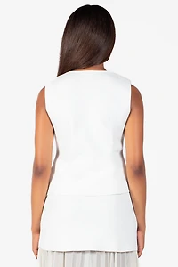 Saylor Button Vest Cardigan