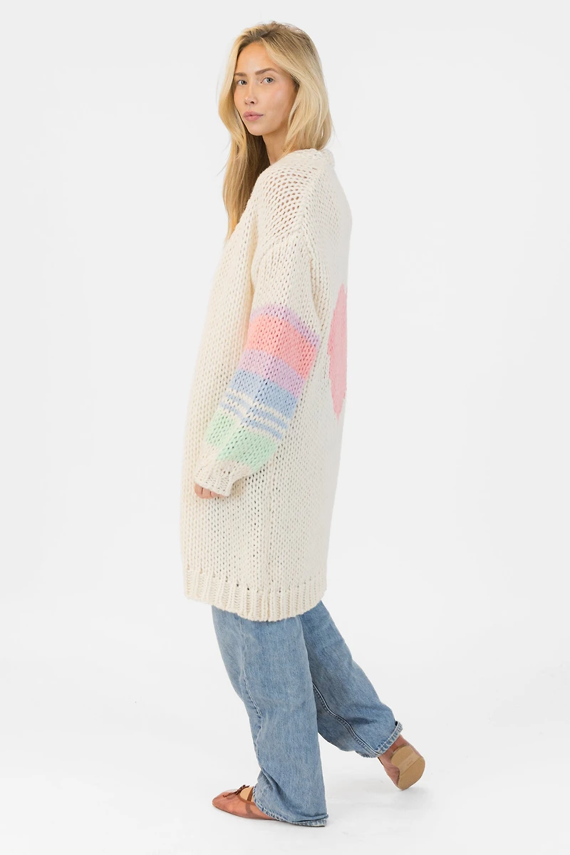 Lyla + Luxe® Shiloh Heart Cardigan