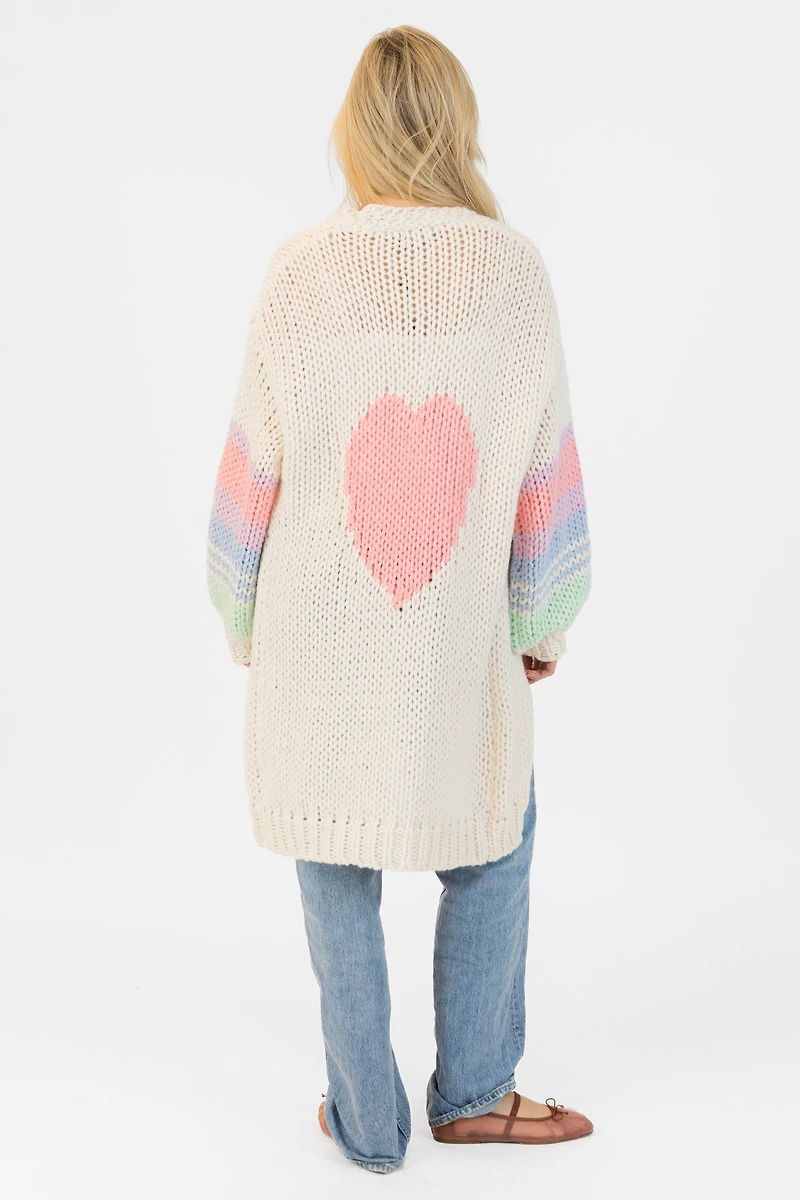 Lyla + Luxe® Shiloh Heart Cardigan