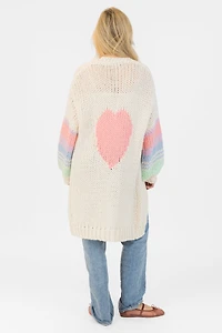 Lyla + Luxe® Shiloh Heart Cardigan