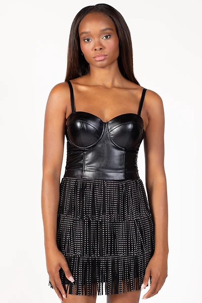 Venus Leather Bustier