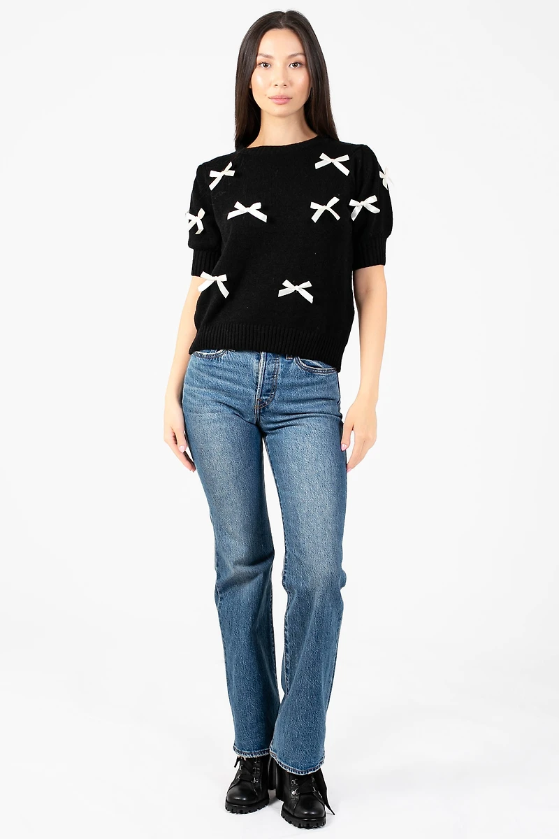 Lois Mini Bow Sweater